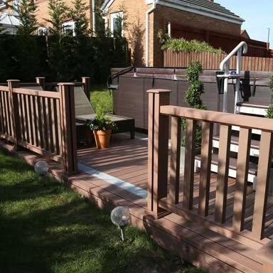 Hollow Core Composite Decking Boards
