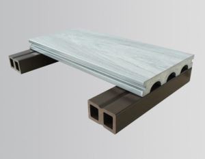 솔리드 Wpc Decking 혼합 색상